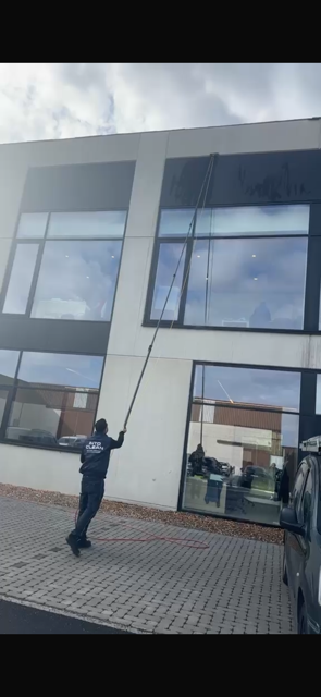 Glaswas met lans osmose